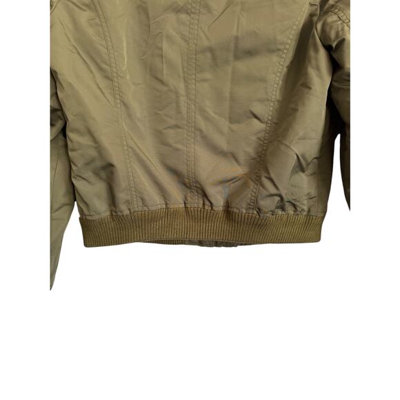 Abercrombie & Fitch Women's Green Bomber Jacket Size Large - Picture 8 of 13